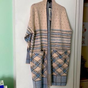 Max Sport knee length sweater coat NWT